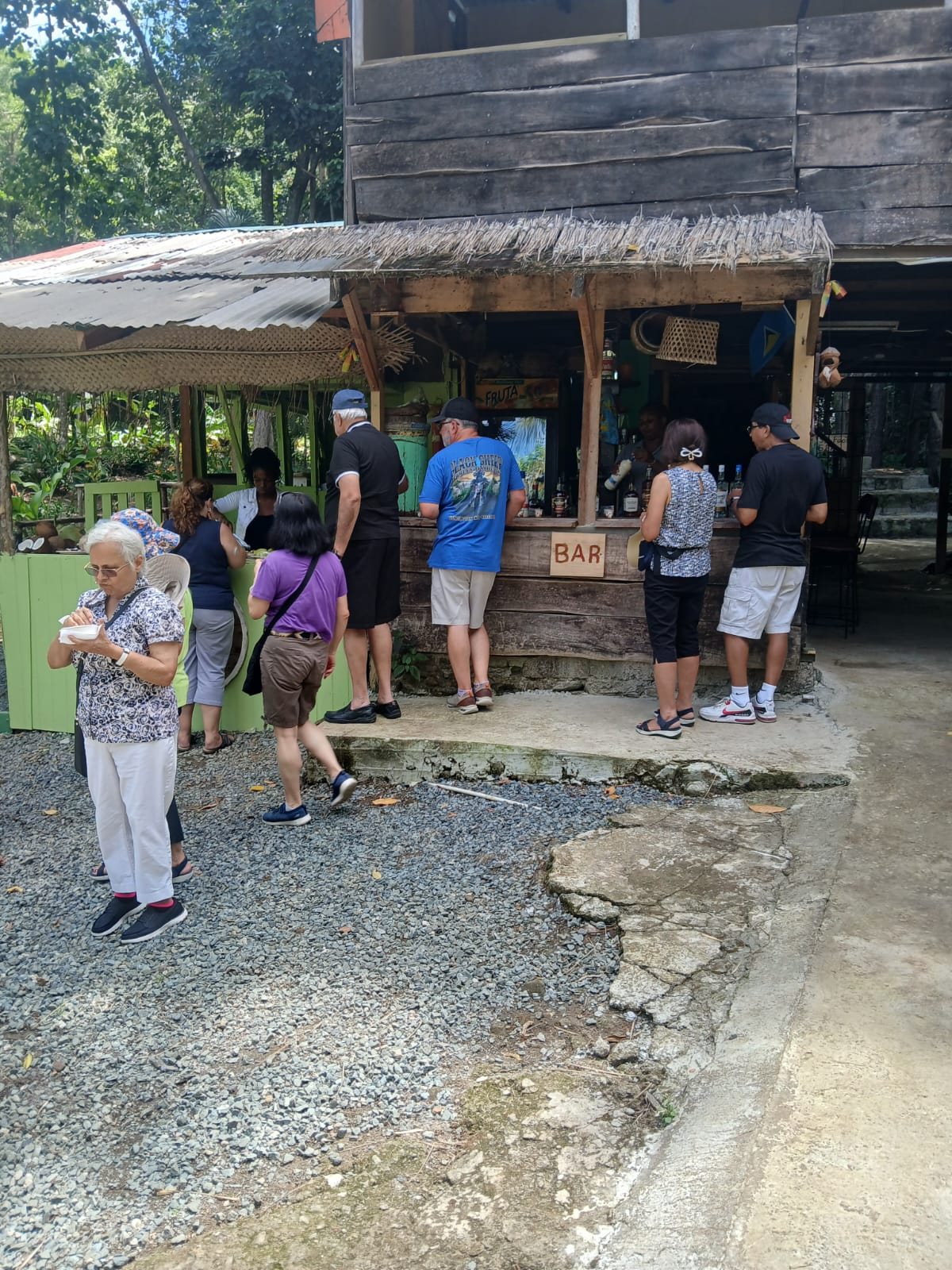 Rustic refreshment structure