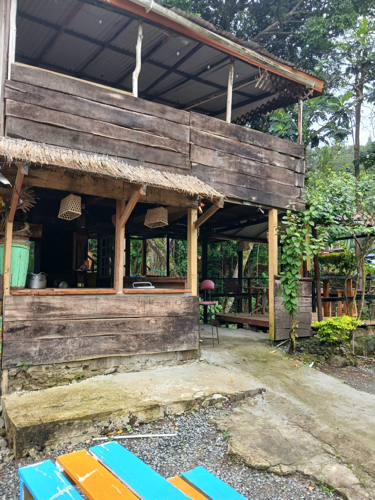 Rustic structure on the property